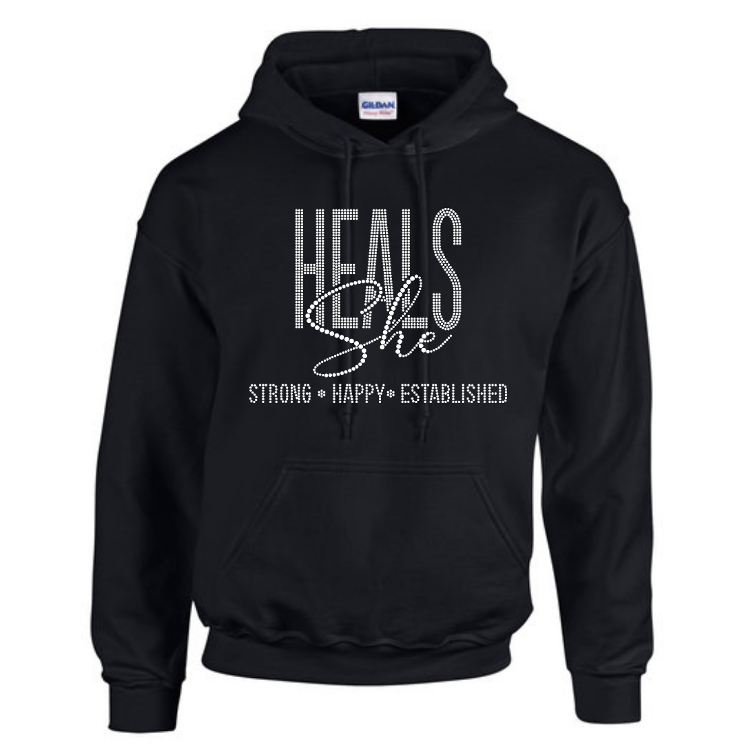 She•Heals Bling Hoodie