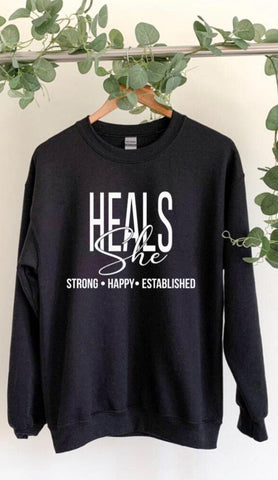 She•Heals Crew Sweat Shirt